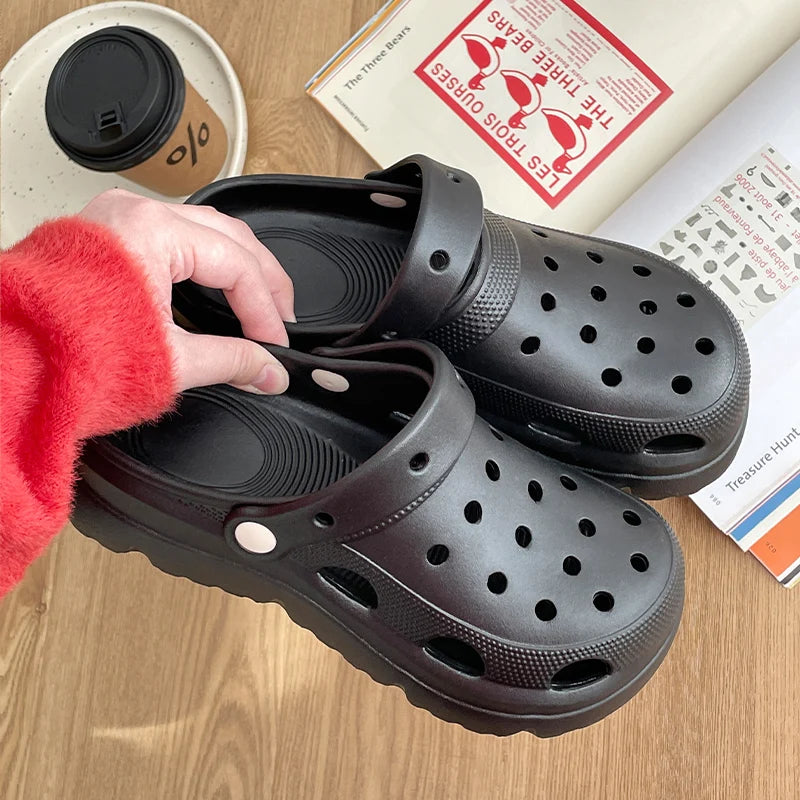 UTUNE EVA Clogs for Women Summer Outdoor Wear New Anti-Slip & Odor-Resistant Nurse & Medical Surgery Slippers Height Platform