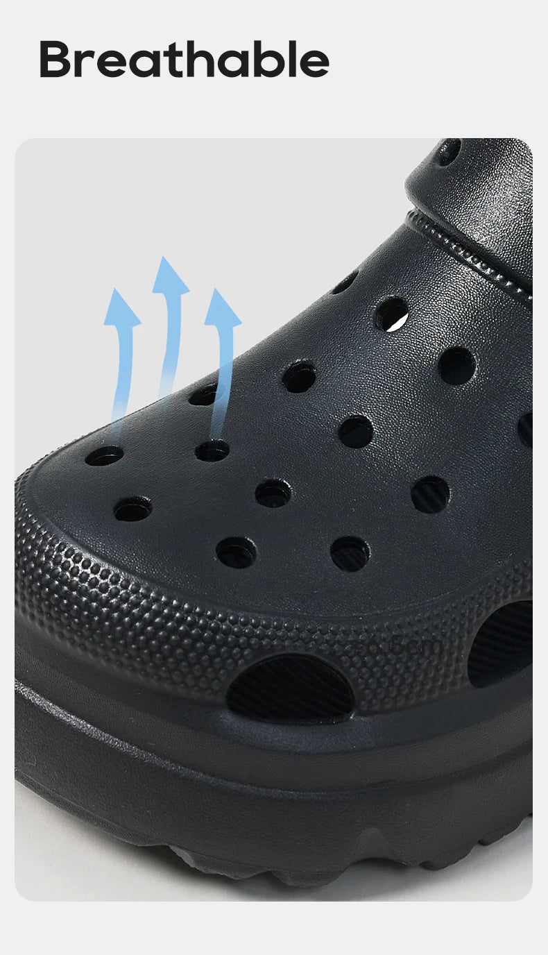 UTUNE EVA Clogs for Women Summer Outdoor Wear New Anti-Slip & Odor-Resistant Nurse & Medical Surgery Slippers Height Platform