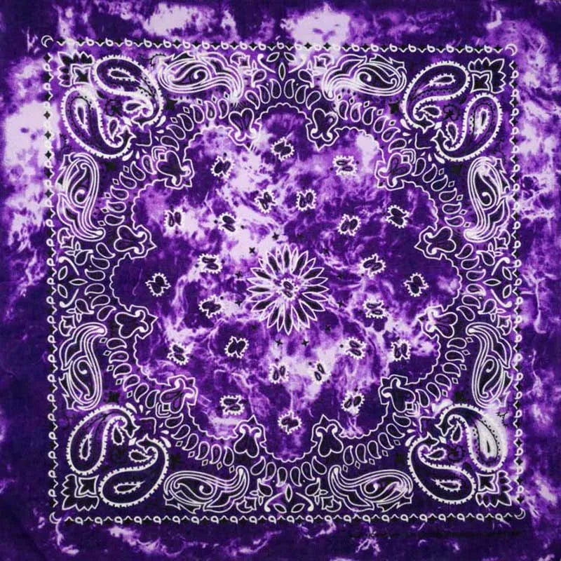 Nouvelle mode Hip Hop 100% coton Bandana carré écharpe 55 cm * 55 cm noir rouge Paisley bandeau imprimé pour femmes/hommes/garçons/filles
