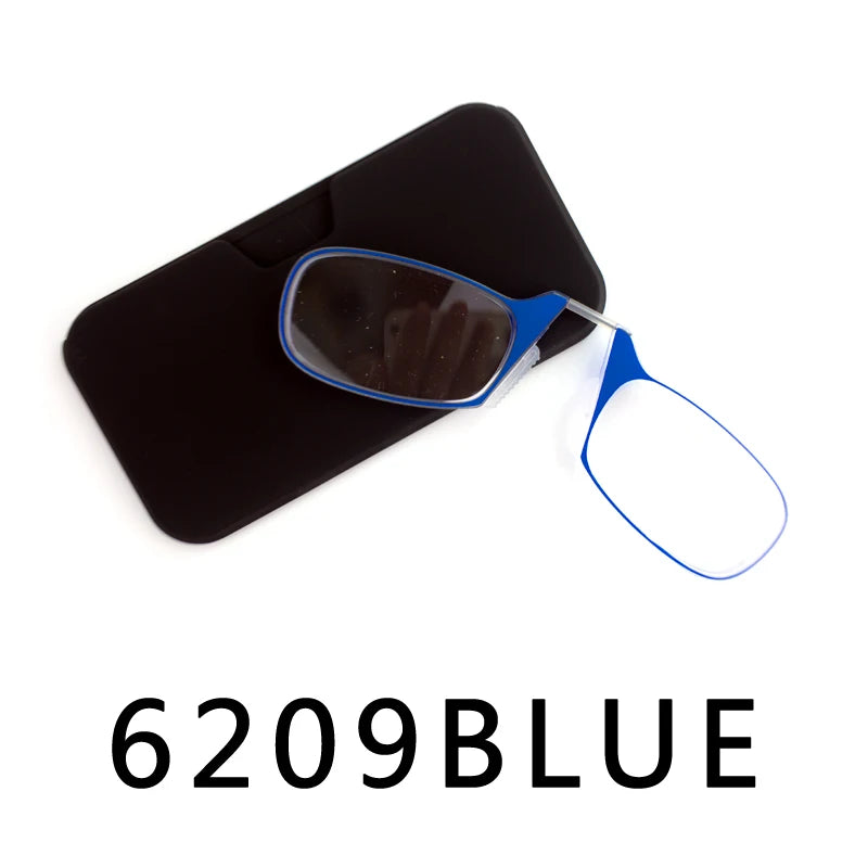Pince-nez lunettes de lecture homme haute qualité hommes Portable mousse lunettes de nez pour personnes âgées lunettes transparentes avec étui