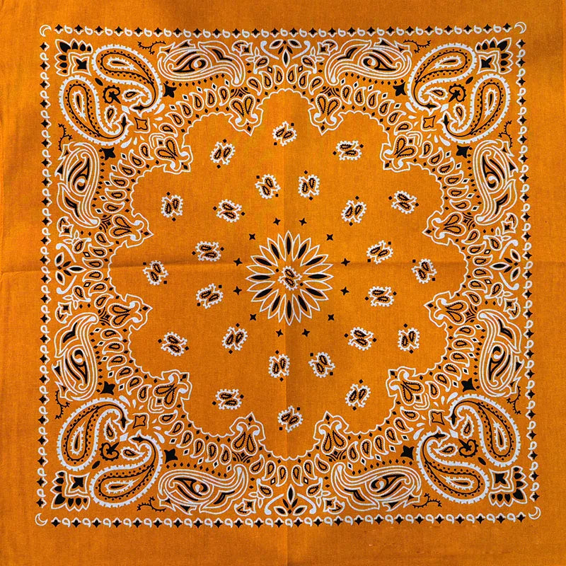 Nouvelle mode Hip Hop 100% coton Bandana carré écharpe 55 cm * 55 cm noir rouge Paisley bandeau imprimé pour femmes/hommes/garçons/filles
