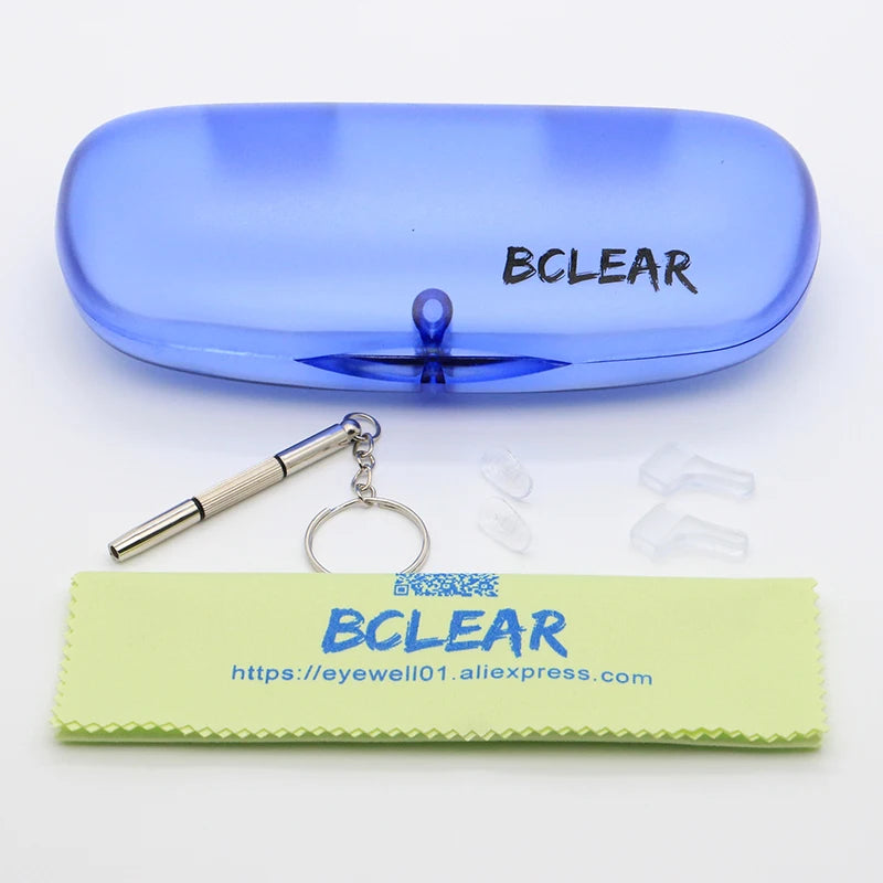 BCLEAR monture de lunettes attrayant hommes conception distinctive marque confortable TR90 demi-monture carré lunettes de sport cadre lunettes