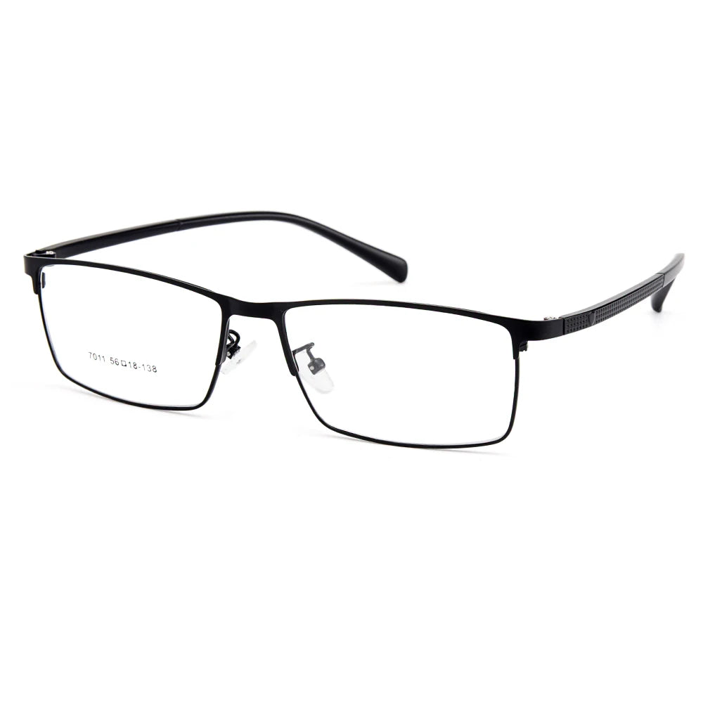 Gmei optique hommes alliage de titane montures de lunettes pour hommes lunettes branches flexibles jambes IP galvanoplastie alliage lunettes Y7011