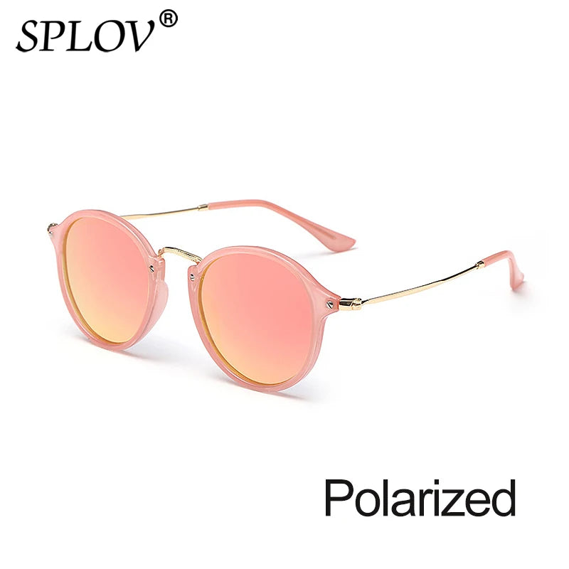 Nouveauté lunettes de soleil rondes revêtement rétro hommes femmes marque lunettes de soleil design Vintage lunettes miroir