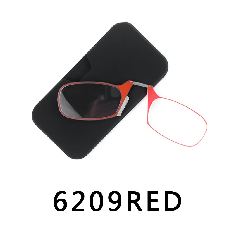 Pince-nez lunettes de lecture homme haute qualité hommes Portable mousse lunettes de nez pour personnes âgées lunettes transparentes avec étui
