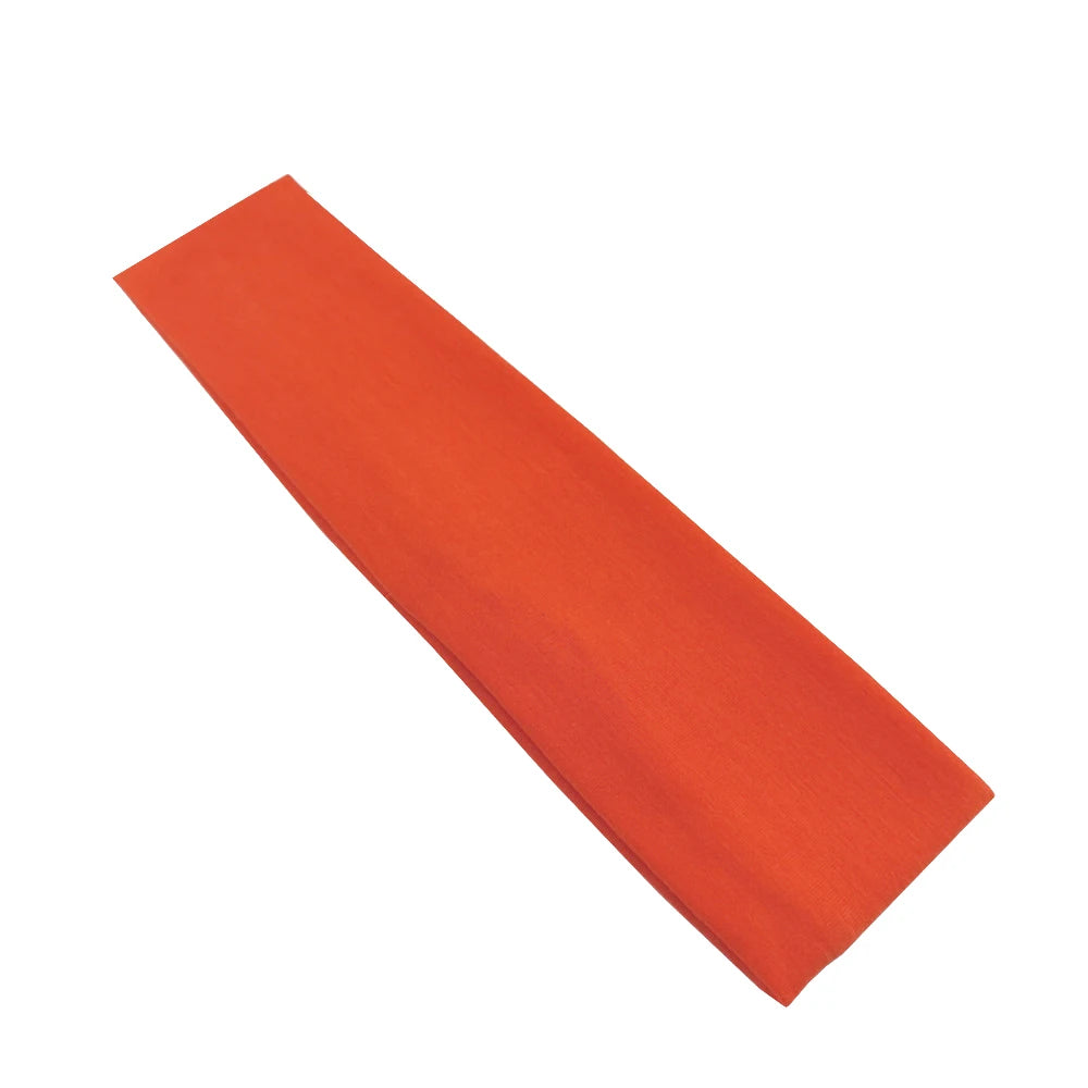 Summer Sports Yoga Women Headbands Not Tight Adjustable Running Absorb Sweat Elastic Hair Bands Soild Unisex Headband Wholesale