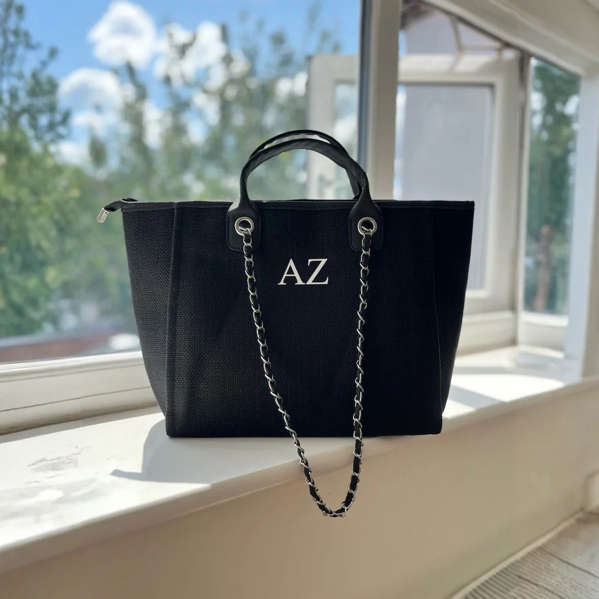Personalized Teacher Tote Bag Custom Name Gift for Women School Classroom Appreciation Present Teacher Day Gift Fashion Handbag