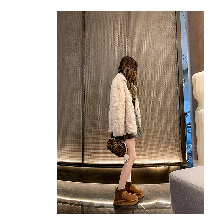 2024 New Women Winter Ultra Mini Boot Designer Australian Platform Boots for Leather Warm Ankle Fur Booties Luxury Boots
