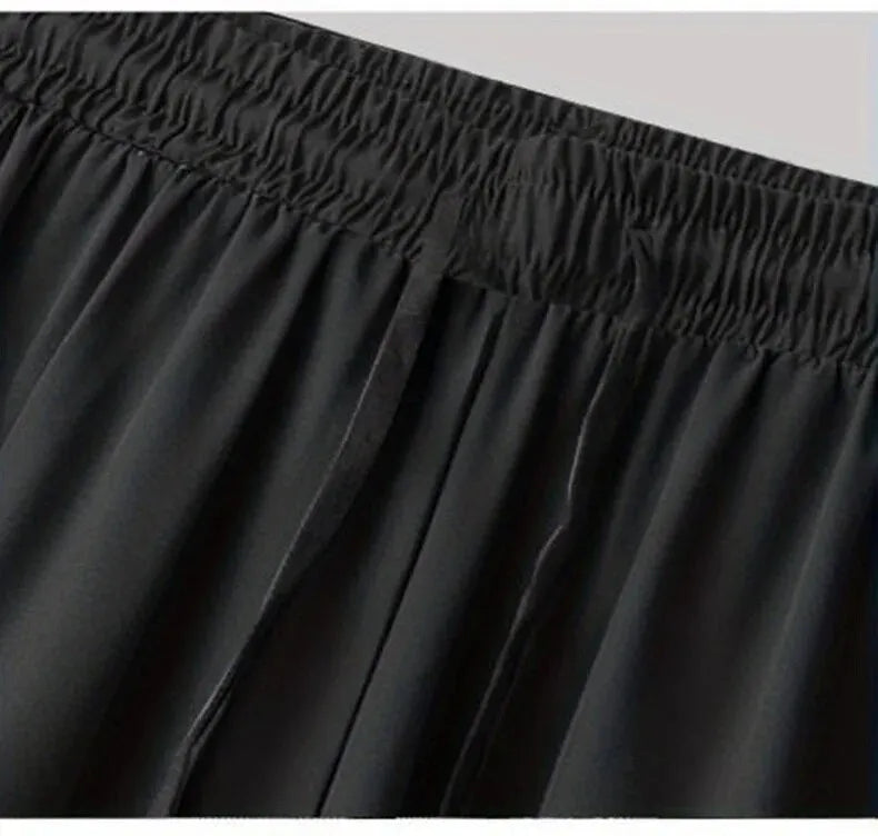 Men's Aloe Pants Athletic Shorts Two-Layer Swim Trunks: Stylish, Quick-Drying & Comfortably Fit for Beach, Pool & Hot Spring!