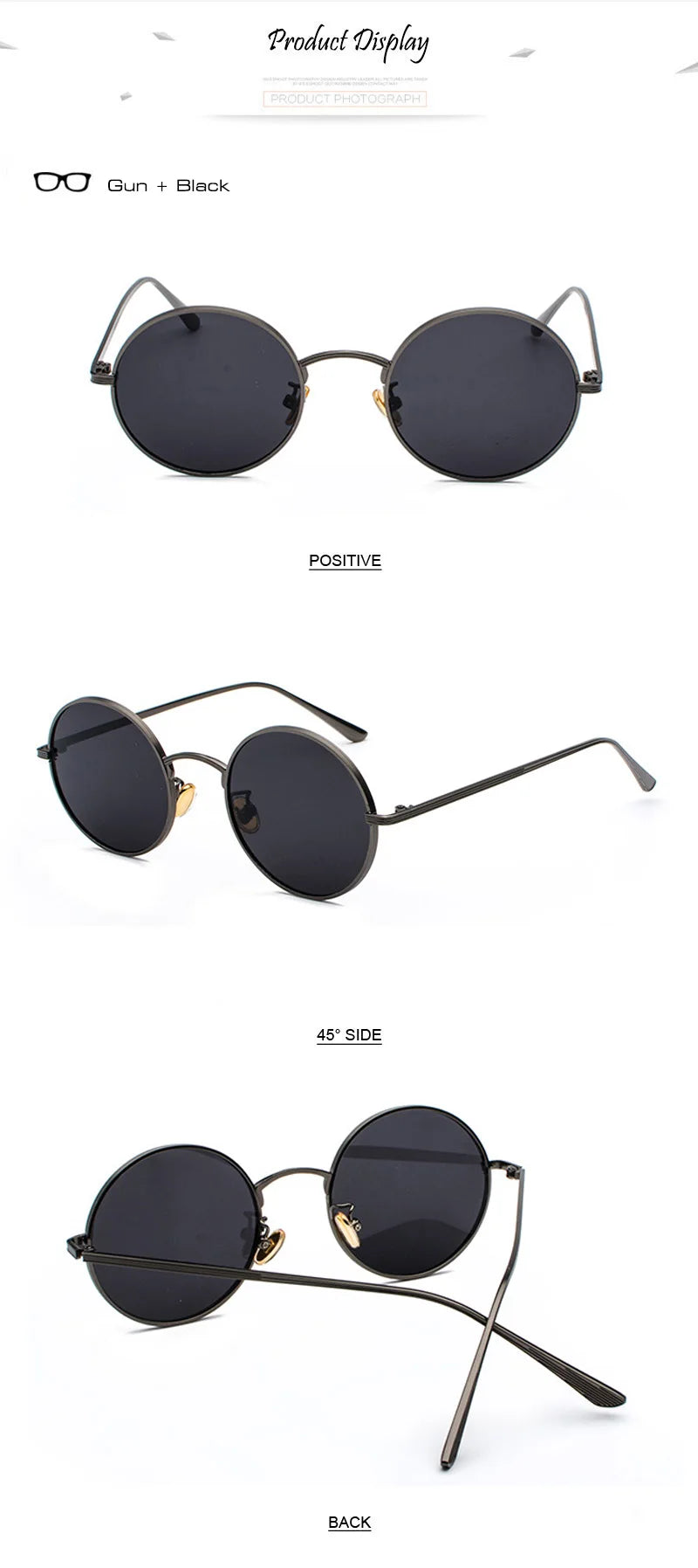 SHAUNA Super rond femmes lunettes de soleil marque concepteur mode hommes vert foncé lentille nuances UV400