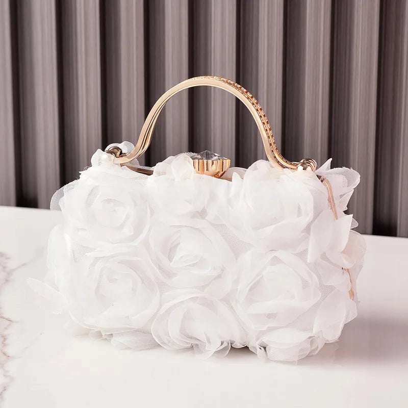 European and American Hot Flower Dinner Bag Bridal Wedding Dress White Dress Garment Bag Cross-Border E-Commerce Factory Direct