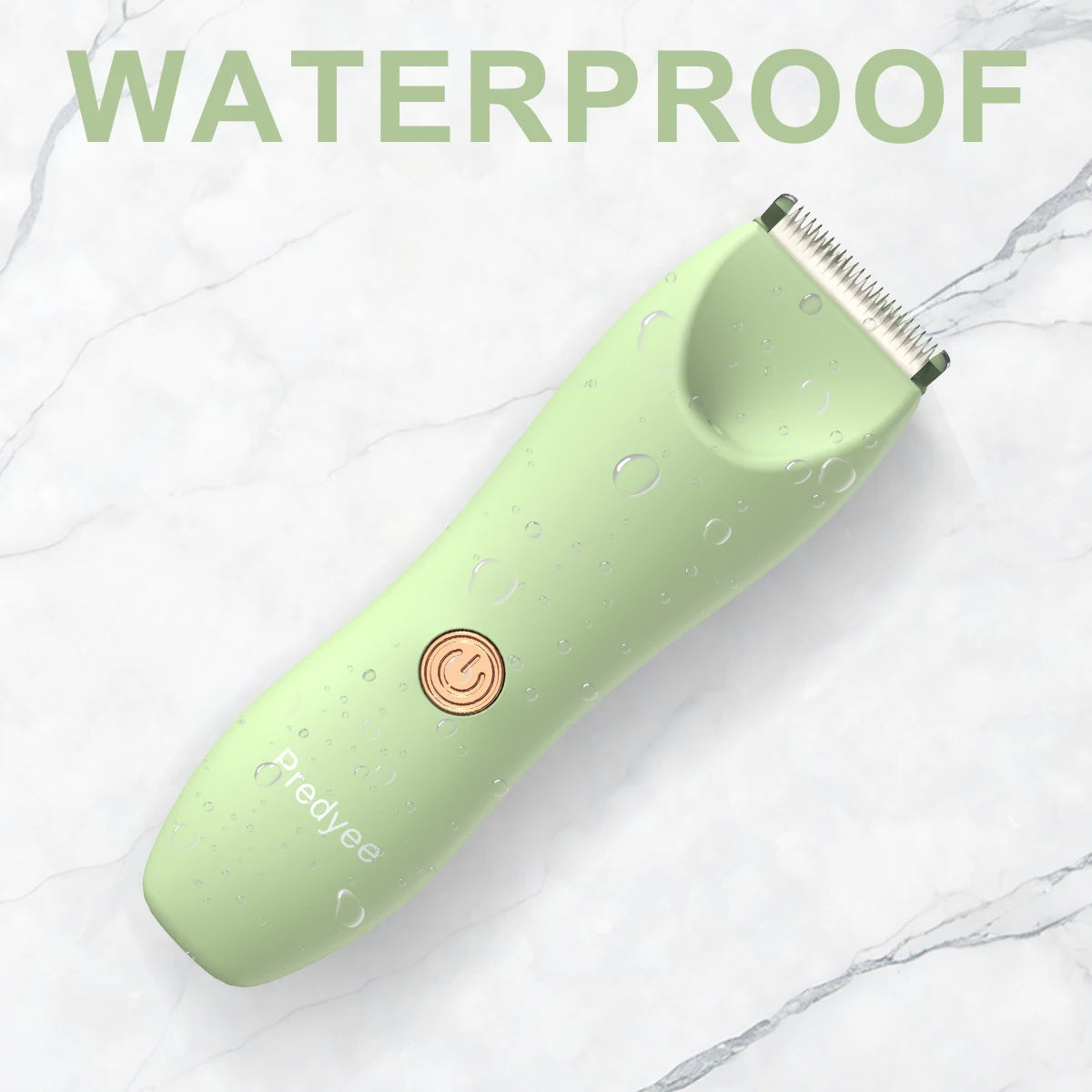 Manscape Groin & Body rubberized Hair Trimmer for Men & Women,Waterproof Electric Ball Trimmer, Replaceable Ceramic Blade