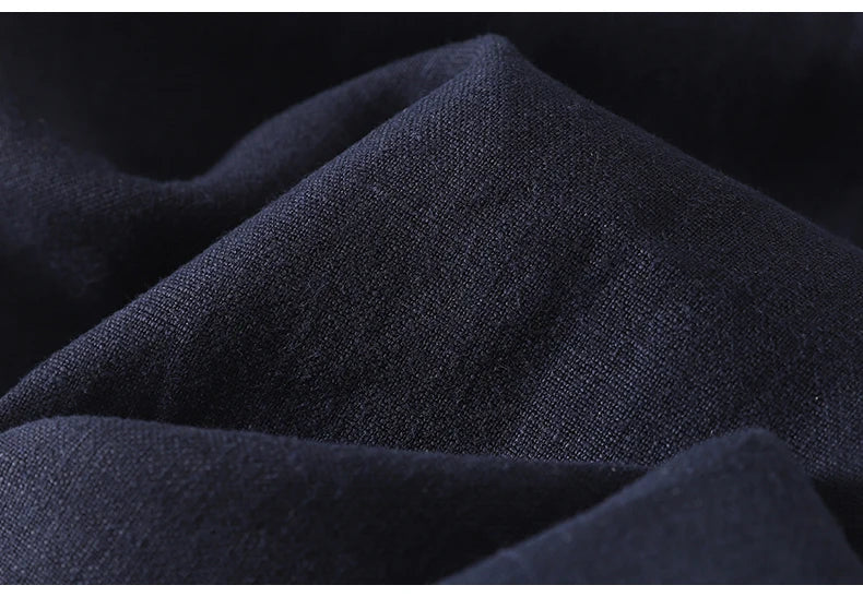 Cotton suit pants female summer new Korean fashion simple literary temperament elastic high waist leisure straight nine pants