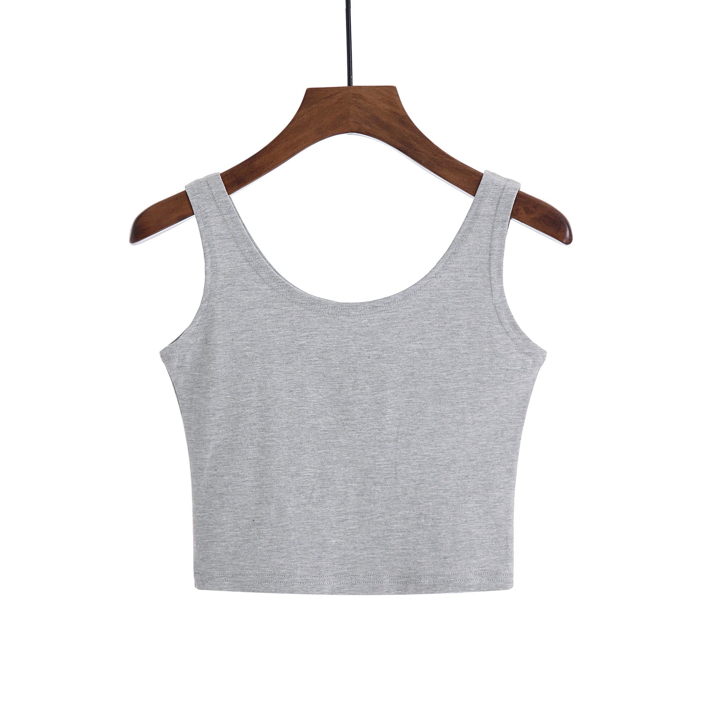 Débardeur court en 2024 coton pour femme, bustier tubulaire, couleur bonbon, mode, sexy, décontracté, gla2XL, 100%