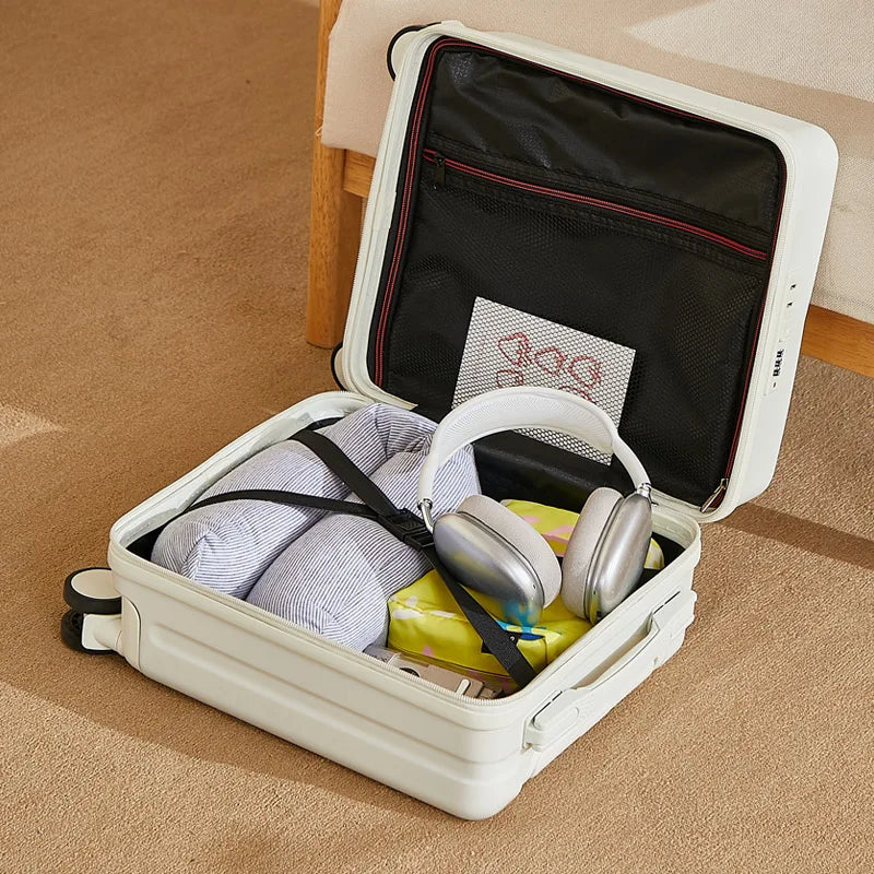 14inch Carry-On Suitcase, Lightweight and Durable, Compact and Fashionable Suitcase 360 ° Universal Wheel Travel Essentials