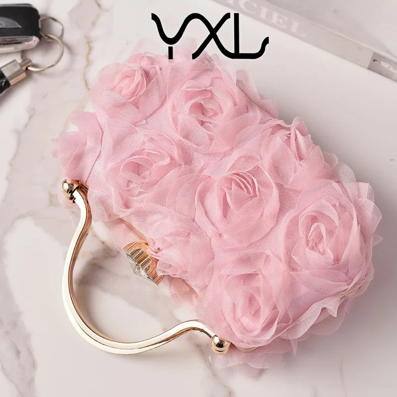 European and American Hot Flower Dinner Bag Bridal Wedding Dress White Dress Garment Bag Cross-Border E-Commerce Factory Direct