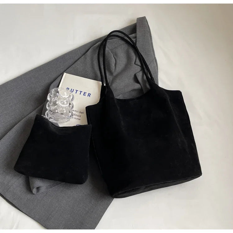 Single Shoulder Bag for Women's Fashion, Large Capacity 2024 New Autumn and Winter Versatile Commuting Tote Bag Un Sac Épaule