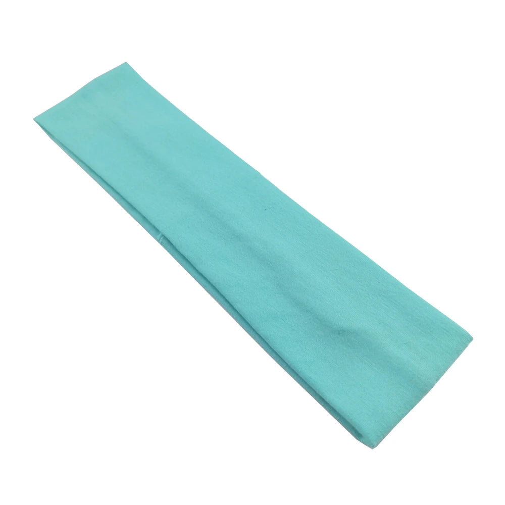 Summer Sports Yoga Women Headbands Not Tight Adjustable Running Absorb Sweat Elastic Hair Bands Soild Unisex Headband Wholesale