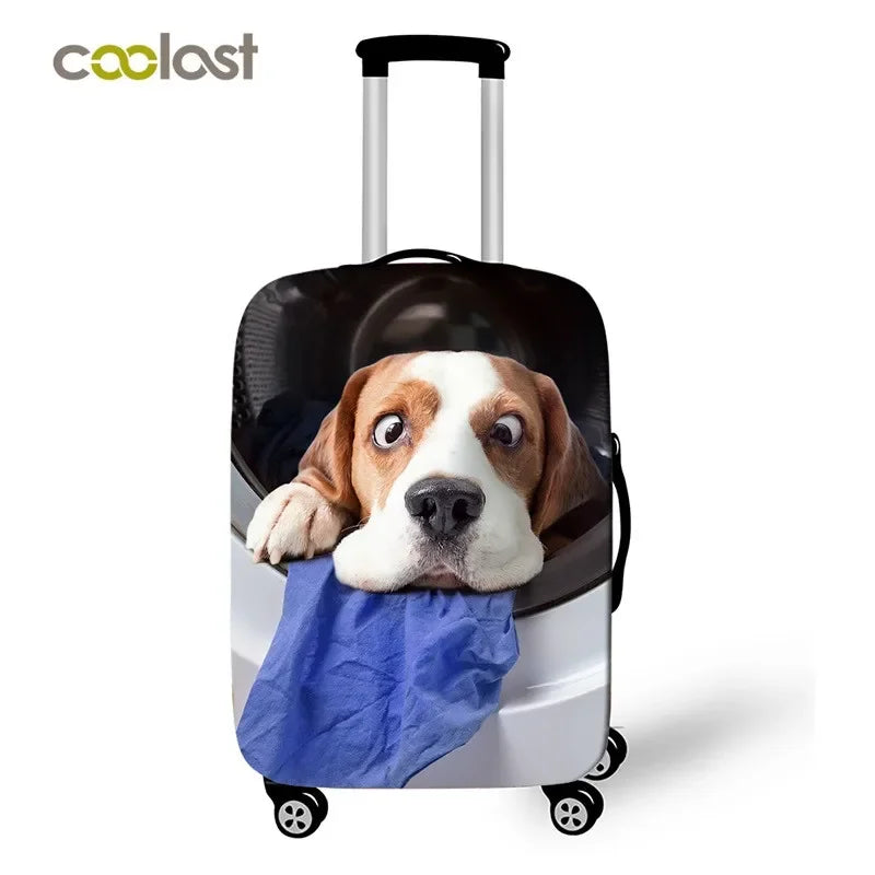 Personnalisez votre Image/nom/Logo housse de bagages accessoires de voyage housse de protection élastique housse de protection Anti-poussière