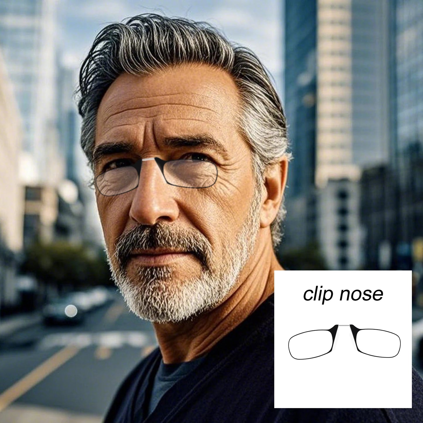 Pince-nez lunettes de lecture homme haute qualité hommes Portable mousse lunettes de nez pour personnes âgées lunettes transparentes avec étui