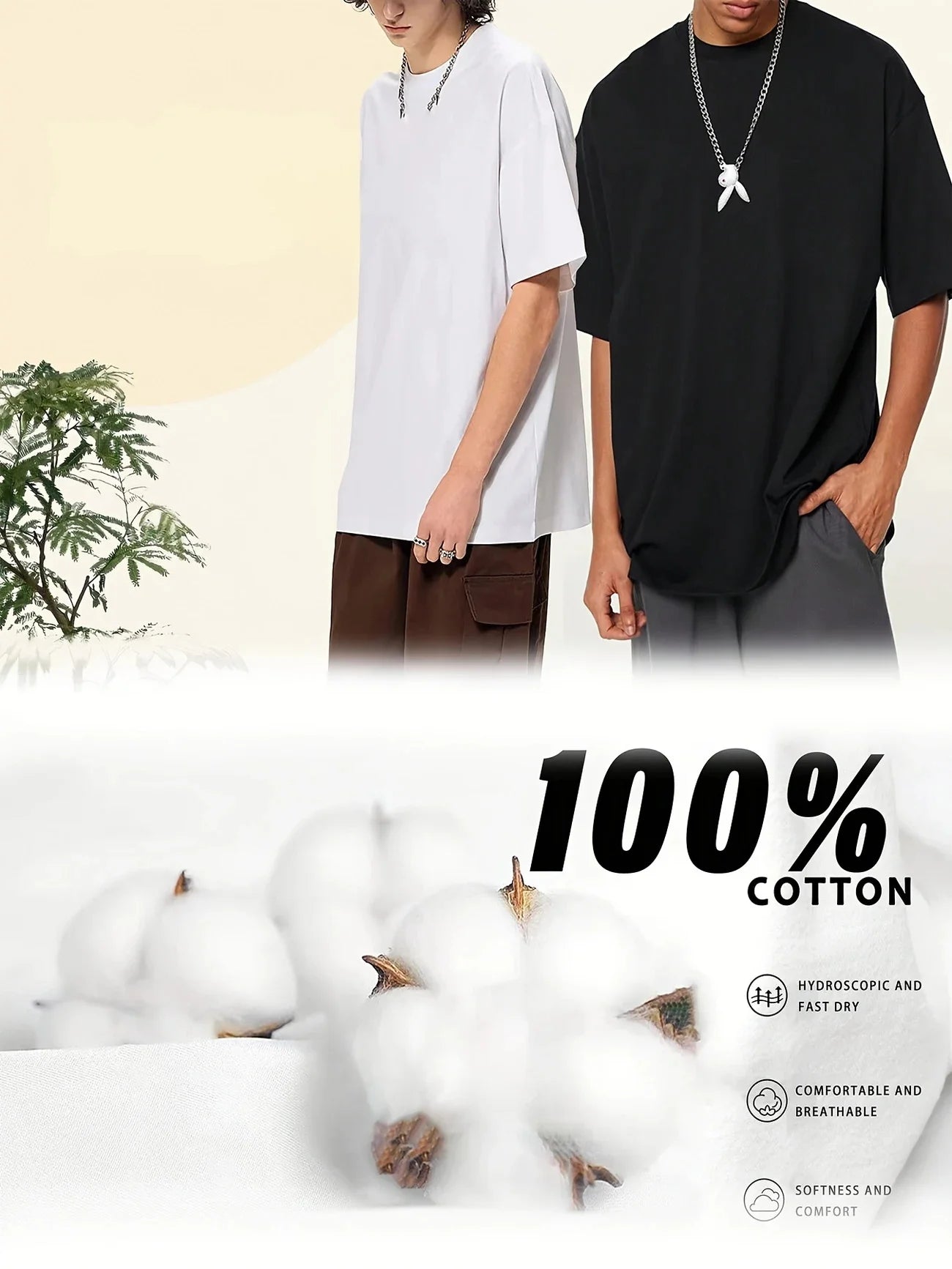 Italy Fashion Mens Cotton T-shirt Spring Summer Daily Casual Fashion O-neck Short Sleeve Top Male Home Outdoor Comfort Soft Tees