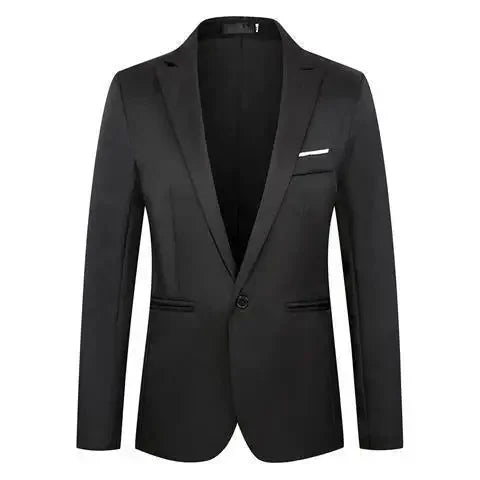 Veste de costume de printemps pour hommes, décontractée, polyvalente, tendance coréenne, simple boutonnage, vêtements pour hommes de Style occidental