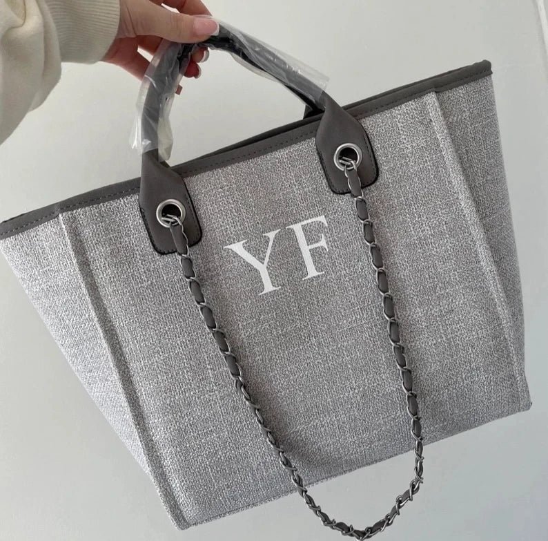 Personalized Teacher Tote Bag Custom Name Gift for Women School Classroom Appreciation Present Teacher Day Gift Fashion Handbag