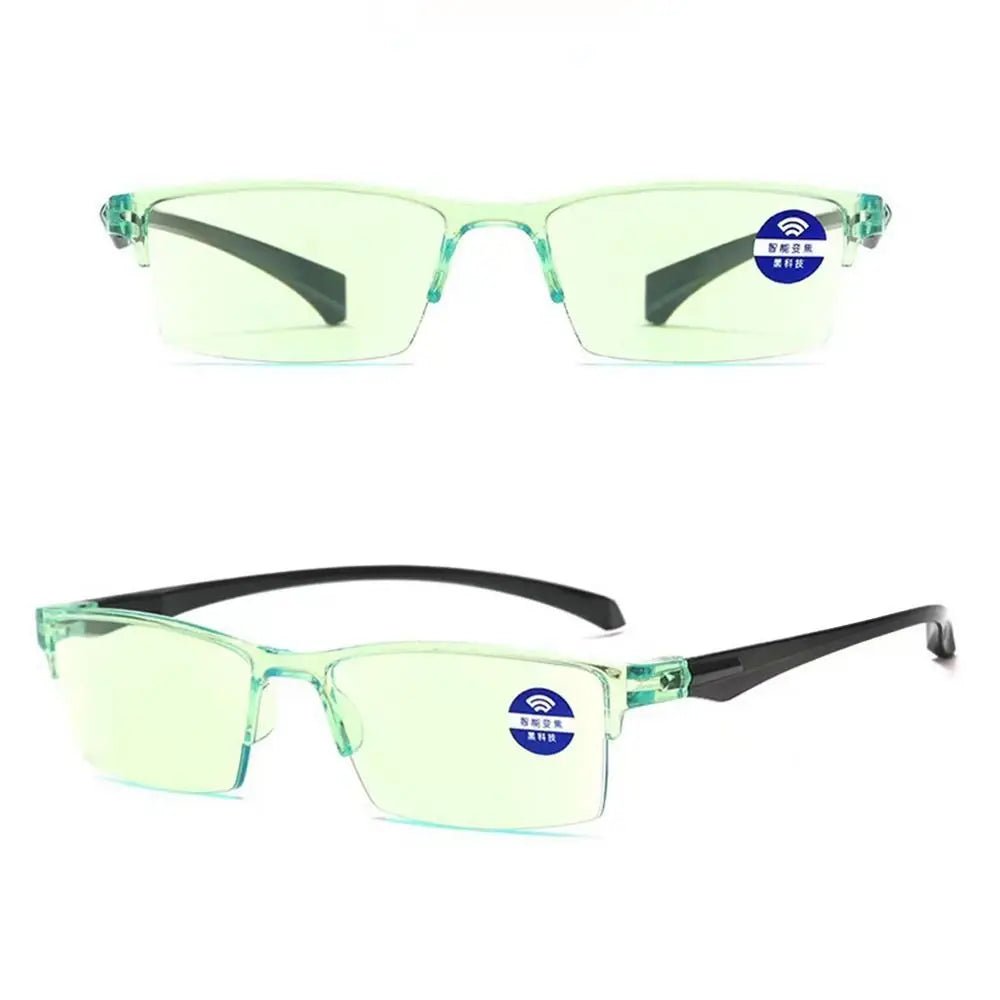 Anti Blue Ray Reading Glasses Smart Automatic Zoom Reading Glasses Autofocus Power Near Far Eye Protection Computer Glasses