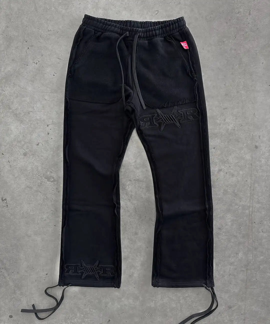 Y2k Tracksuit Men Letter Pattern Embroidered Pocket Patchwork Clothes for Men Harajuku Zipper Hoodies Sweatpants Two Piece Set