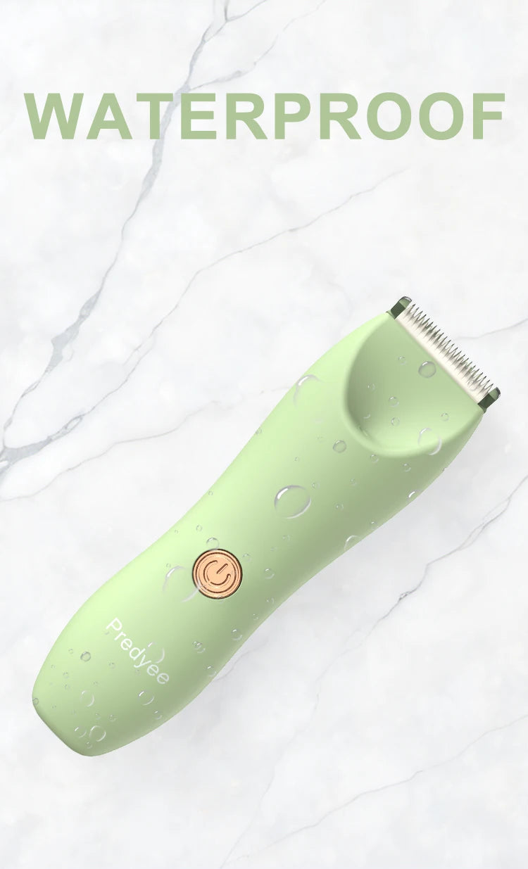 Manscape Groin & Body rubberized Hair Trimmer for Men & Women,Waterproof Electric Ball Trimmer, Replaceable Ceramic Blade