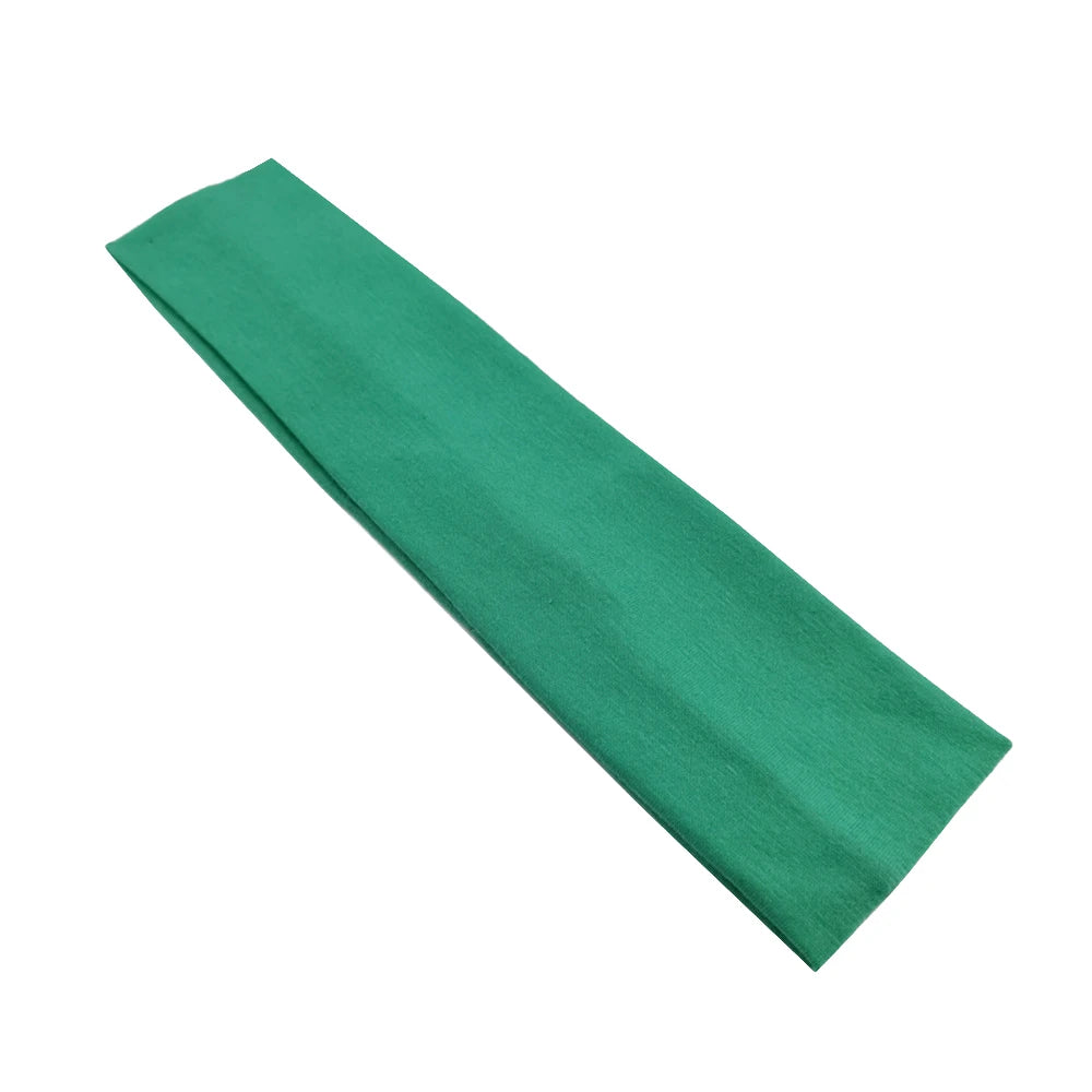 Summer Sports Yoga Women Headbands Not Tight Adjustable Running Absorb Sweat Elastic Hair Bands Soild Unisex Headband Wholesale