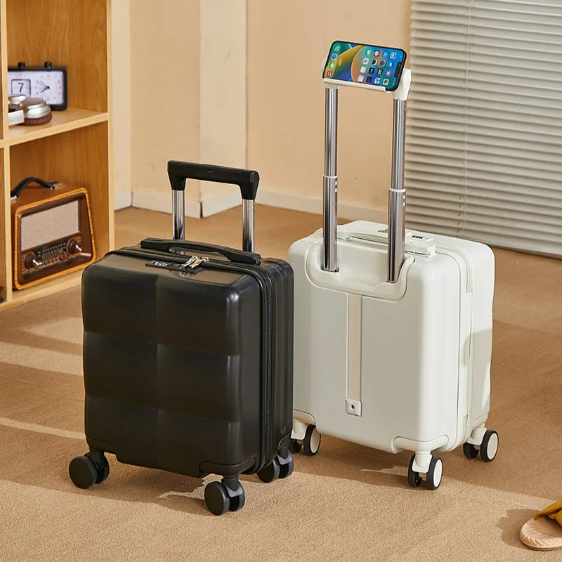 14inch Carry-On Suitcase, Lightweight and Durable, Compact and Fashionable Suitcase 360 ° Universal Wheel Travel Essentials