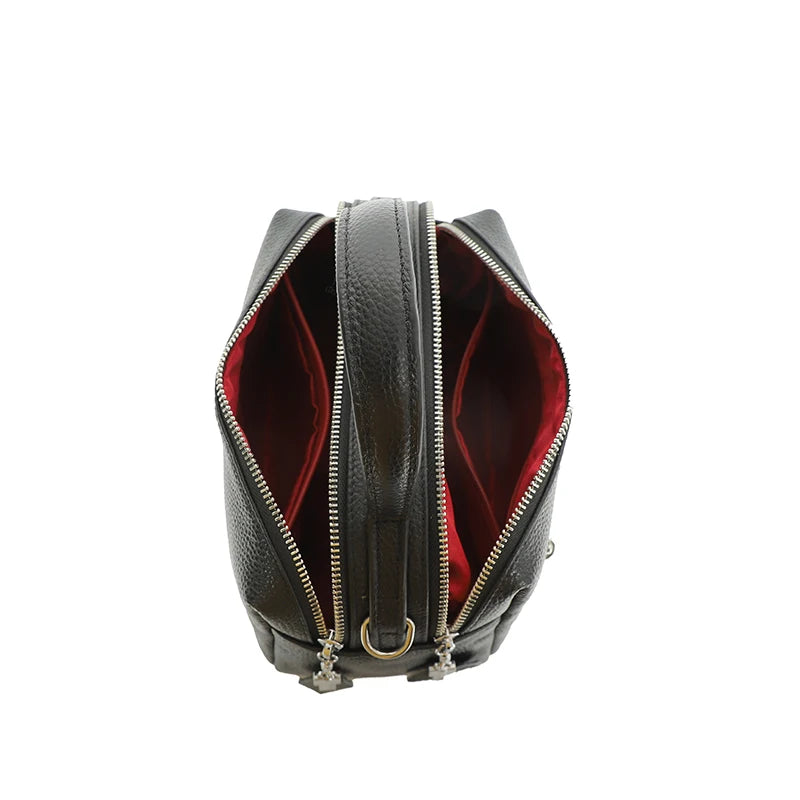 Luxury Soft Genuine Leather Handbag Fashion Women Shoulder Messenger Bag Solid Color Cowhide Tote Fashion Female Crossbody Sac