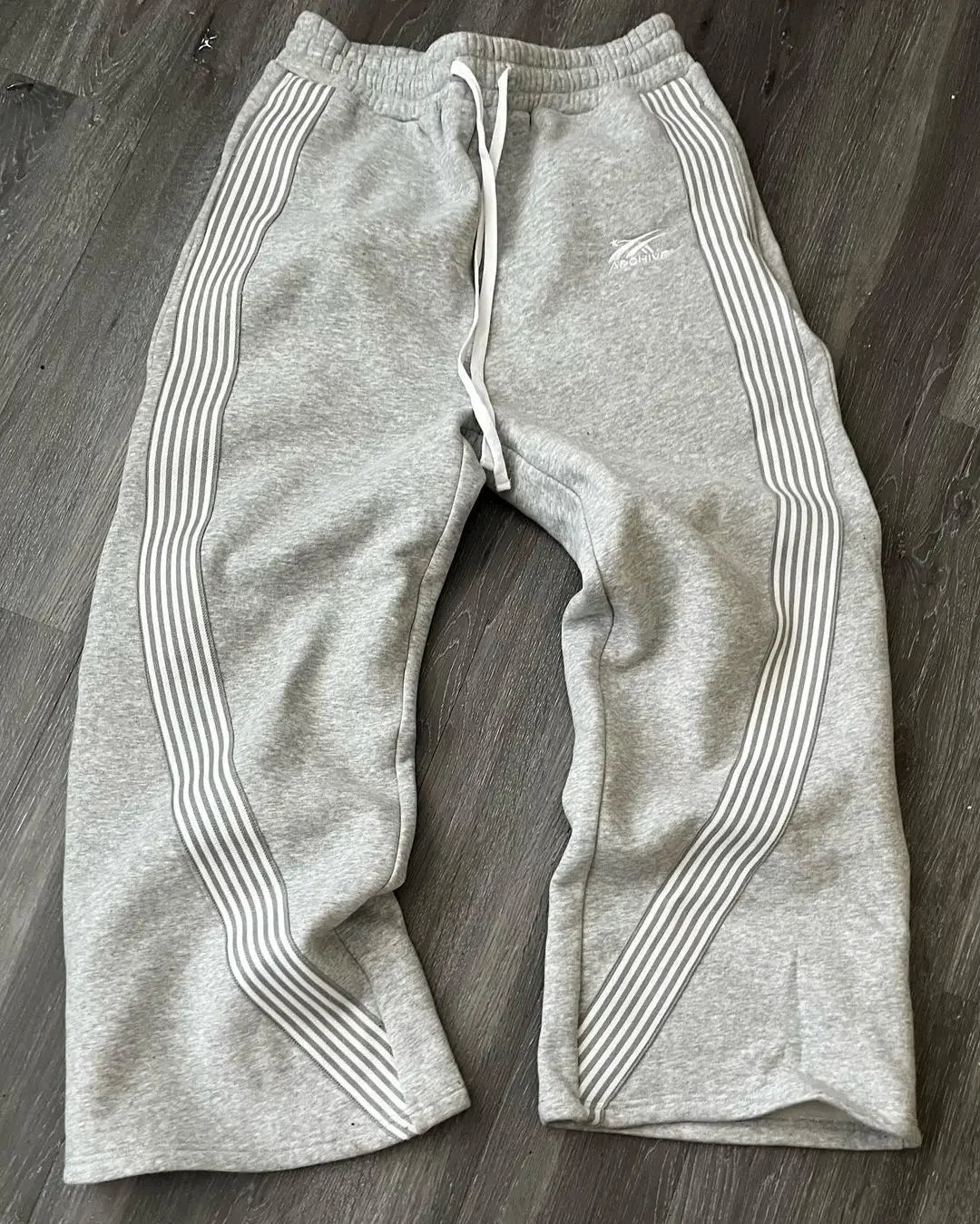 Men's Women's Gray Casual Pants Y2k Embroidered Camouflage Functional Tactical Functional Premium Jogging Drawstring Sweatpants