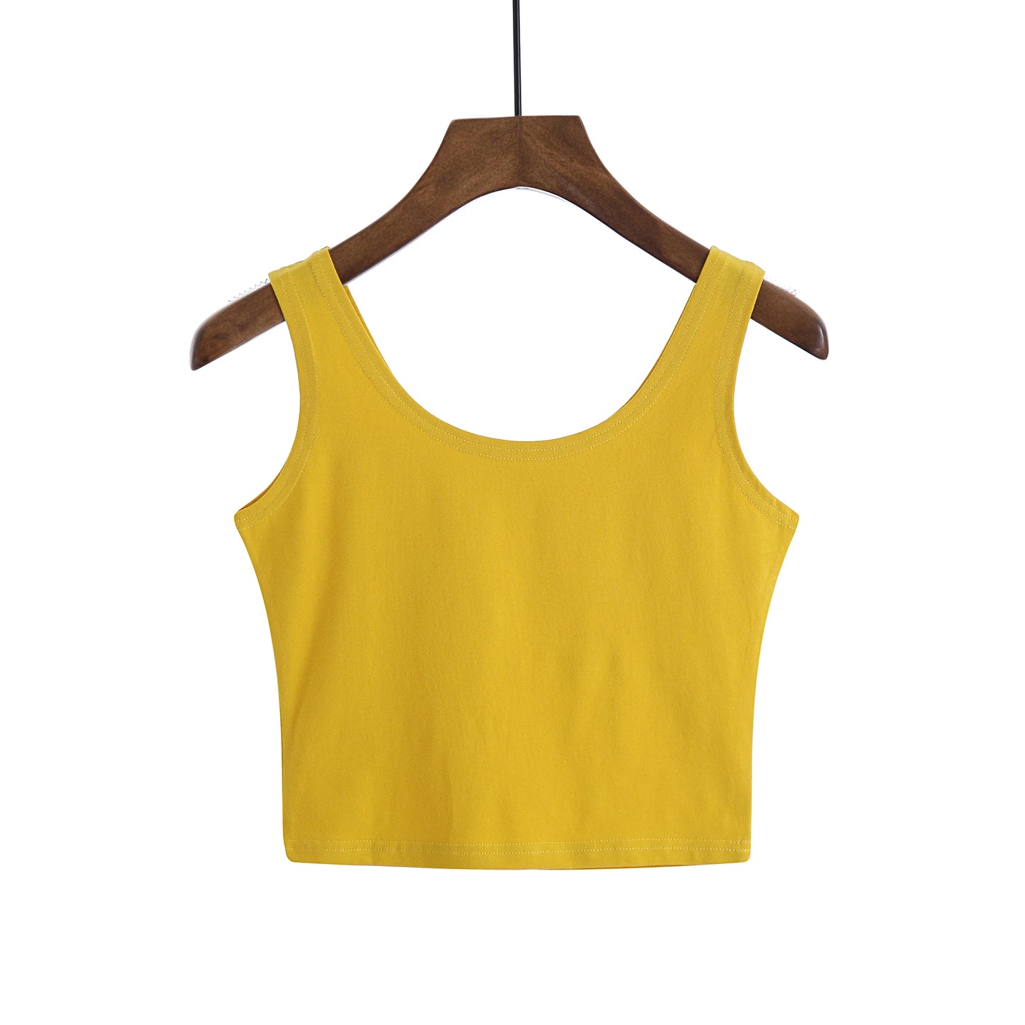 Débardeur court en 2024 coton pour femme, bustier tubulaire, couleur bonbon, mode, sexy, décontracté, gla2XL, 100%