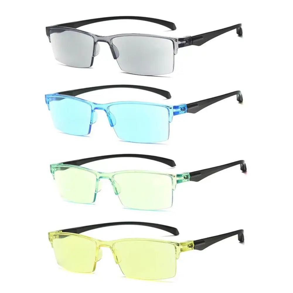 Anti Blue Ray Reading Glasses Smart Automatic Zoom Reading Glasses Autofocus Power Near Far Eye Protection Computer Glasses