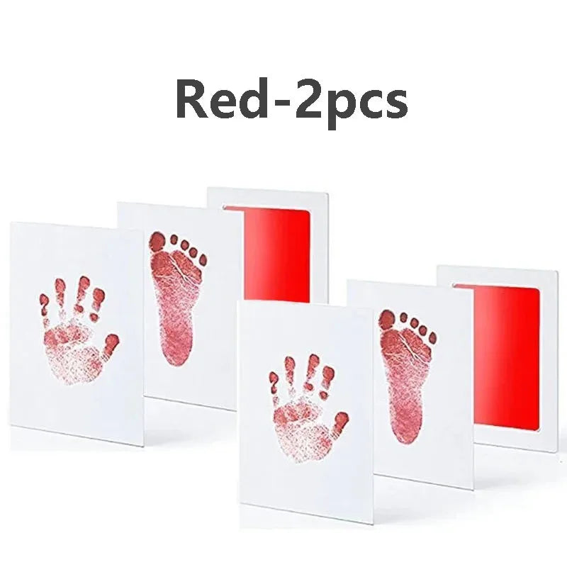 Tampons encreurs pour empreintes de mains de bébé, 2/4 pièces, sûrs, Non toxiques, sans contact, Kits de tampons encreurs sans encre, pour animaux de compagnie, chat, chien, patte, Souvenirs, cadeaux