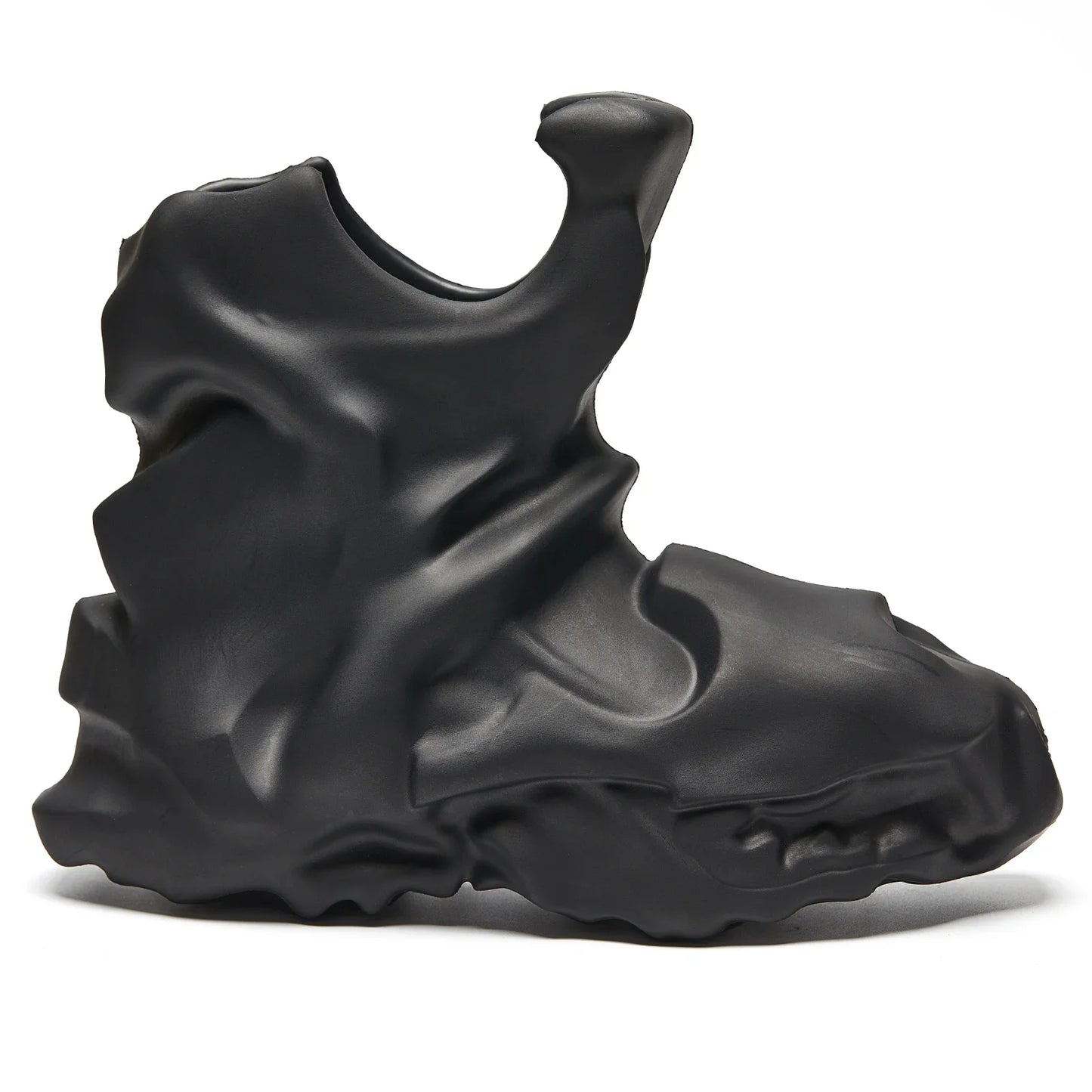 New Rock Black Men Boots Man Design Luxury Brand High Quality Cossacks Platform Motorcyclist Original Stylish Rubber Goth Ankle