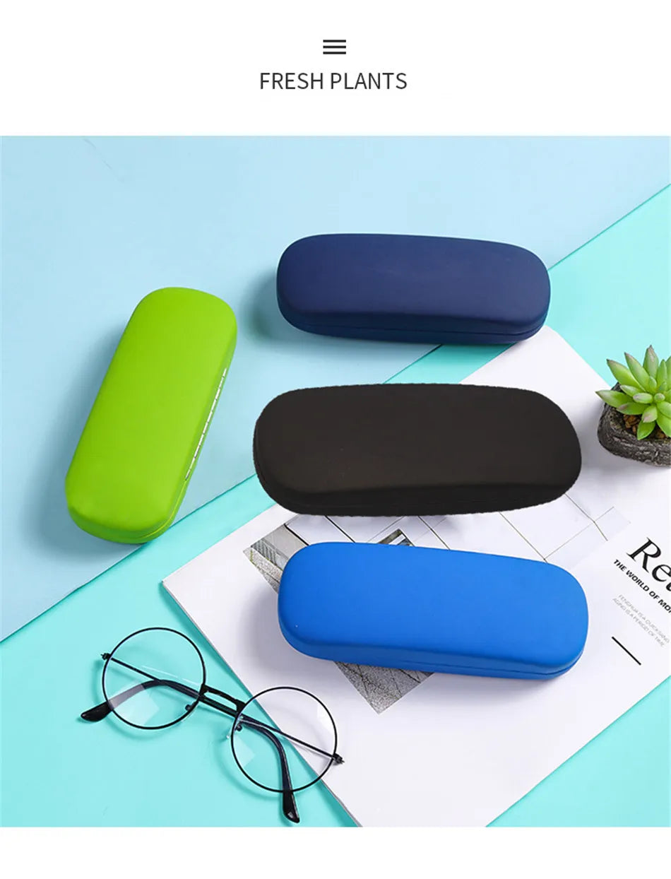 Colorful Hard Shell Eye Glasses Box Case Women Men Student Cute Sunglasses Stroage Organizer For Travel Eyewear Organization