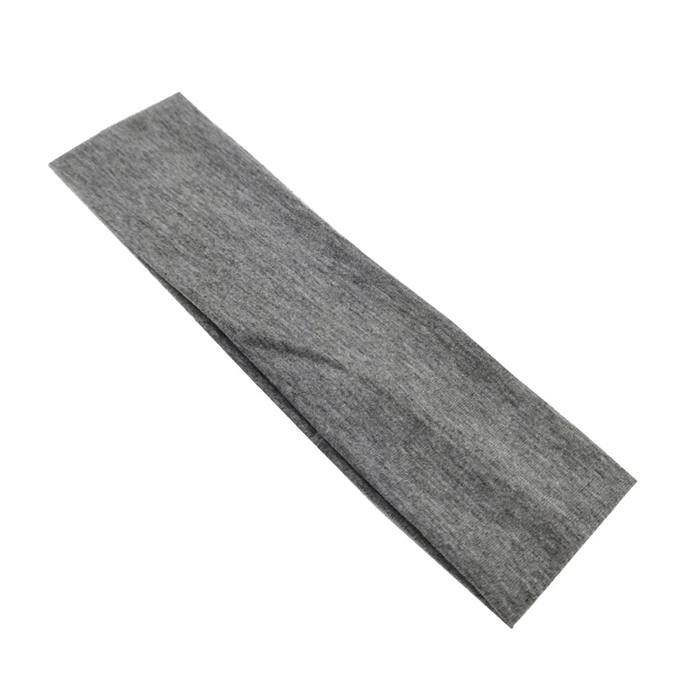 Summer Sports Yoga Women Headbands Not Tight Adjustable Running Absorb Sweat Elastic Hair Bands Soild Unisex Headband Wholesale