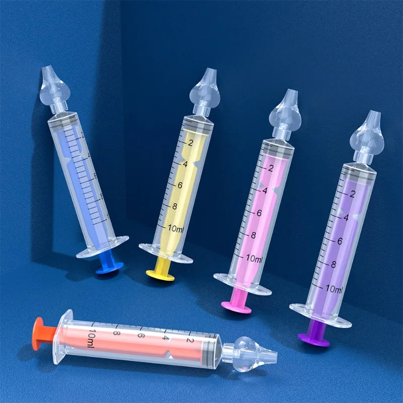 Seringue d'aspirateur nasal en silicone pour bébé, nettoyeur antarctique pour enfants, laveur nasal pour rhinite, irrigateur nasal réutilisable, lavage pour enfants