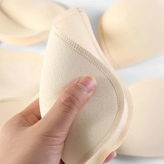 5 6 3 cm Sponge Padded Bra Thick Push Up Bra Pads Inserts Women Underwear Breast Lift Breathable Bra Pad Lining Swimsuit Insert