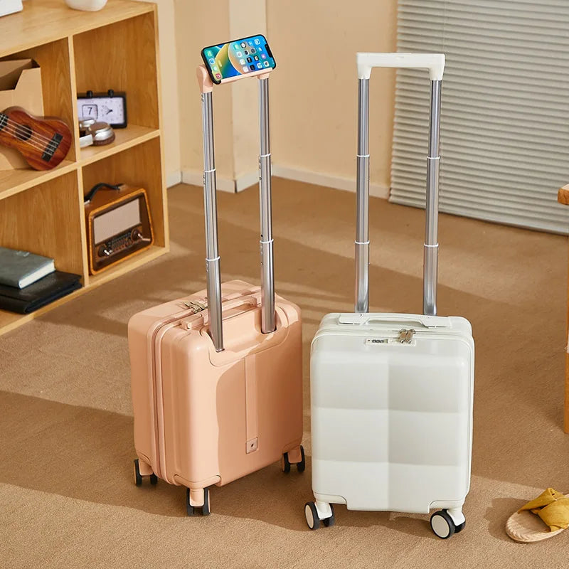 14inch Carry-On Suitcase, Lightweight and Durable, Compact and Fashionable Suitcase 360 ° Universal Wheel Travel Essentials