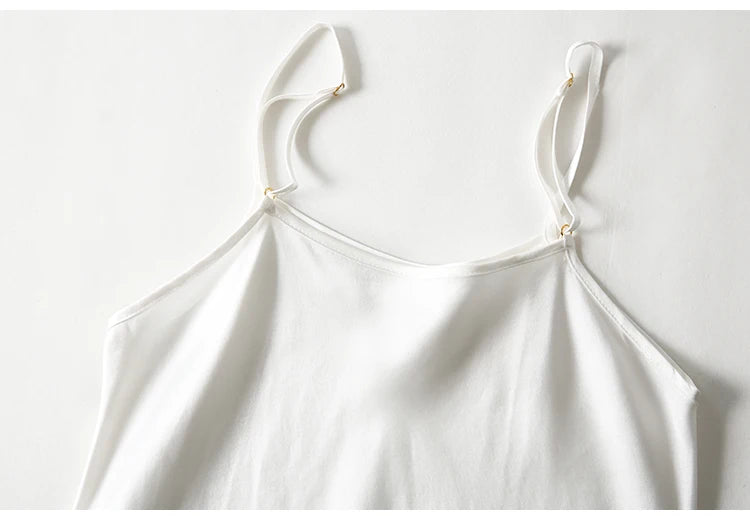 SuyaDream femme Mini robe 19mm 100% vraie soie sans manches solide Spaghetti sangle robes de nuit 2025 élégant Chic vêtements