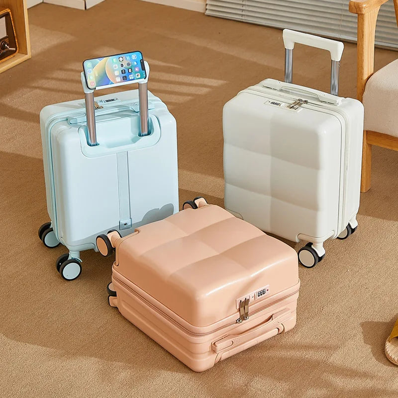 14inch Carry-On Suitcase, Lightweight and Durable, Compact and Fashionable Suitcase 360 ° Universal Wheel Travel Essentials