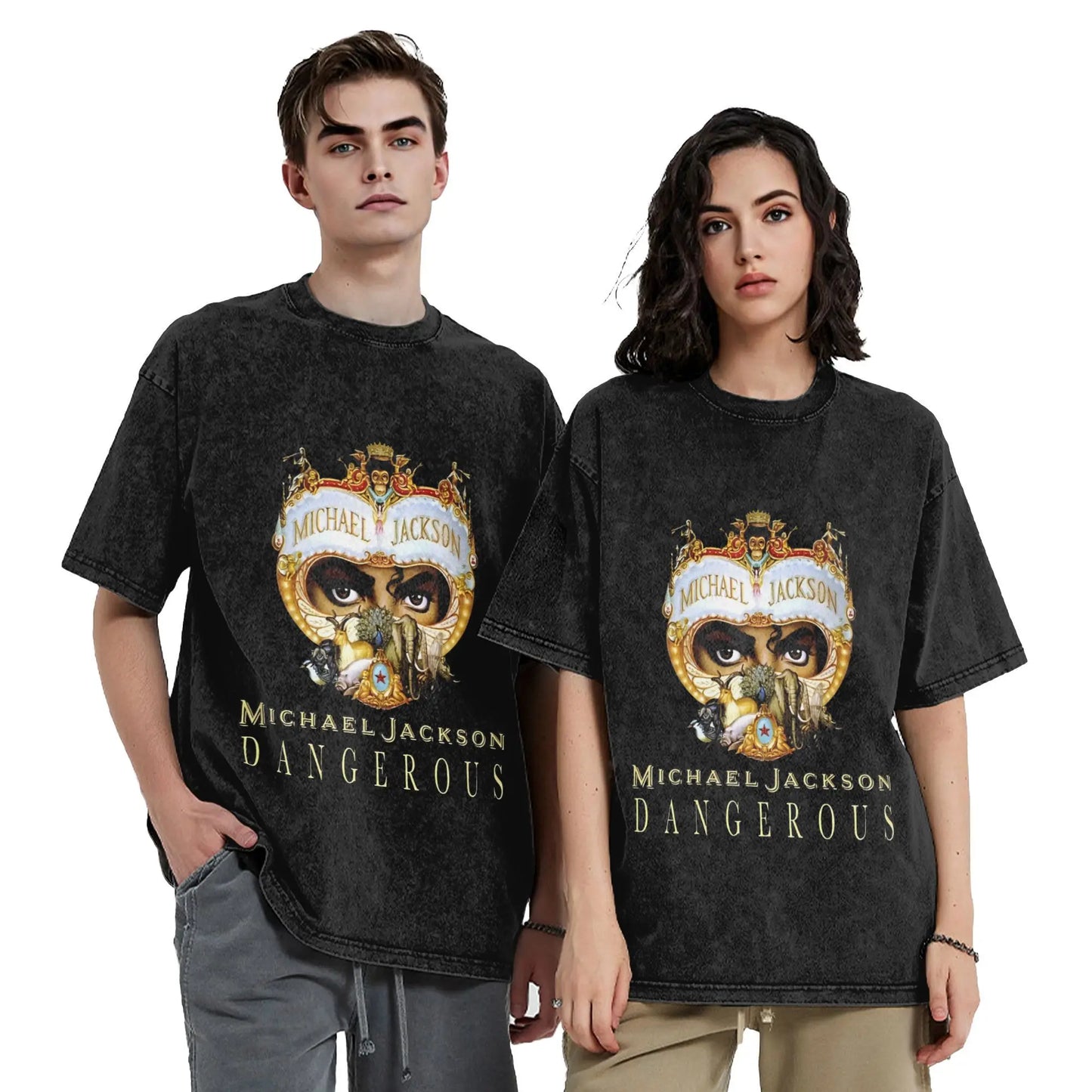 Michael Jackson T Shirt Summer Poster Awesome T-Shirts Cotton Fashion Tee Shirt For Men Short Sleeves Printed Clothes