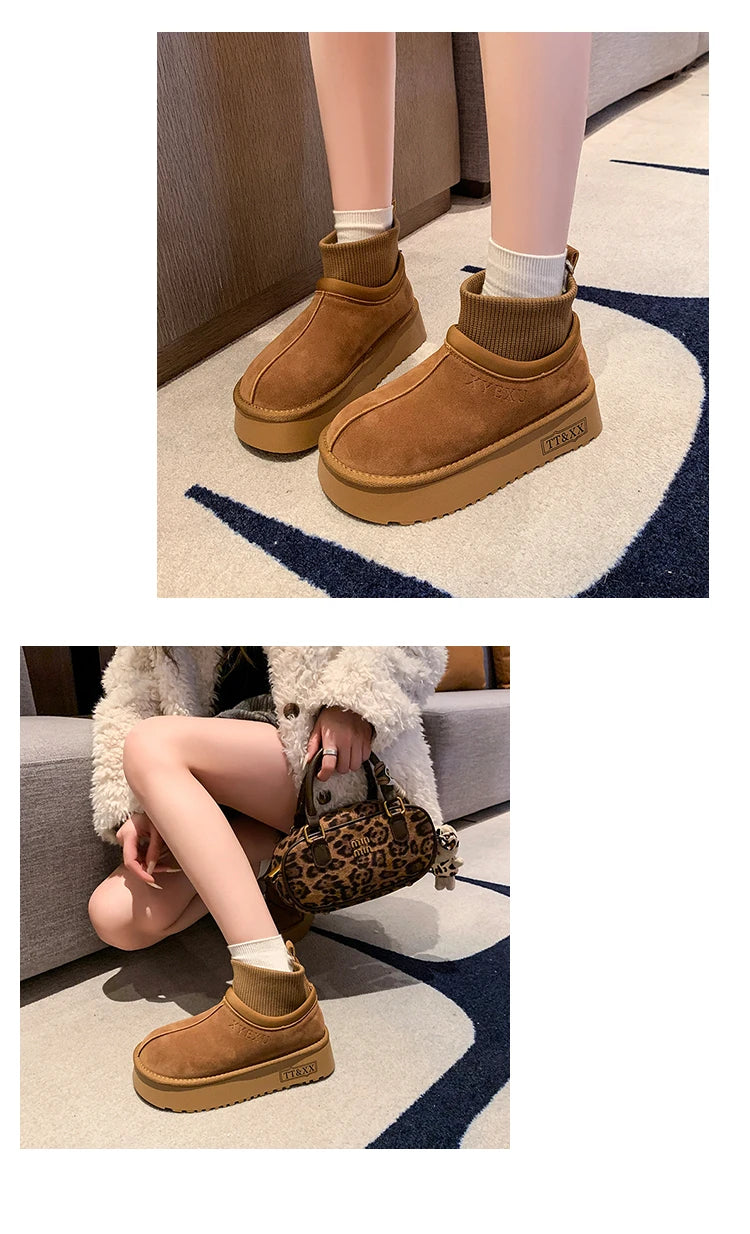 2024 New Women Winter Ultra Mini Boot Designer Australian Platform Boots for Leather Warm Ankle Fur Booties Luxury Boots