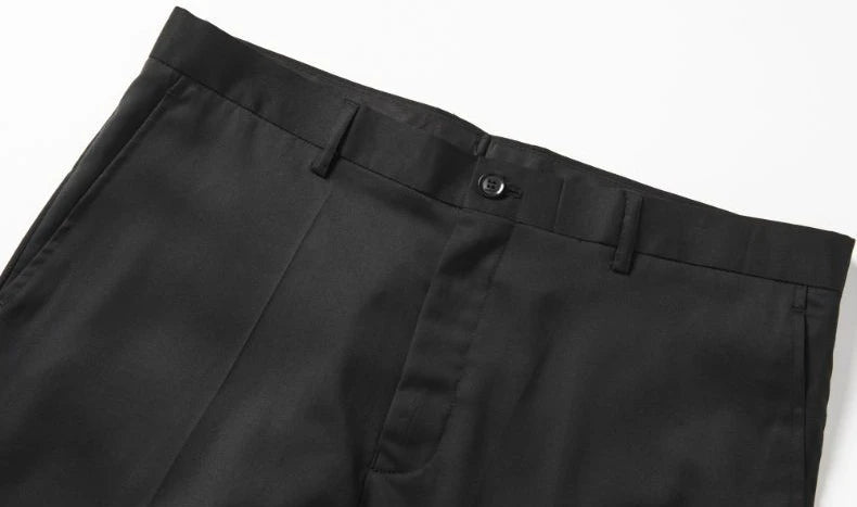 Business Trousers for Men Flared Social Tailoring Gray Bell Mouth Man Suits Pants Clothes Offer Fabric Fashion Classic Elegant