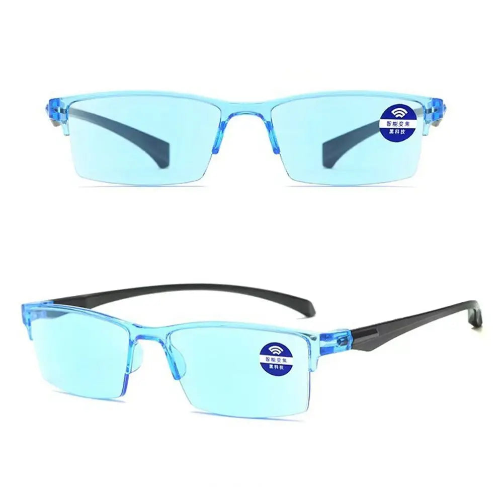 Anti Blue Ray Reading Glasses Smart Automatic Zoom Reading Glasses Autofocus Power Near Far Eye Protection Computer Glasses