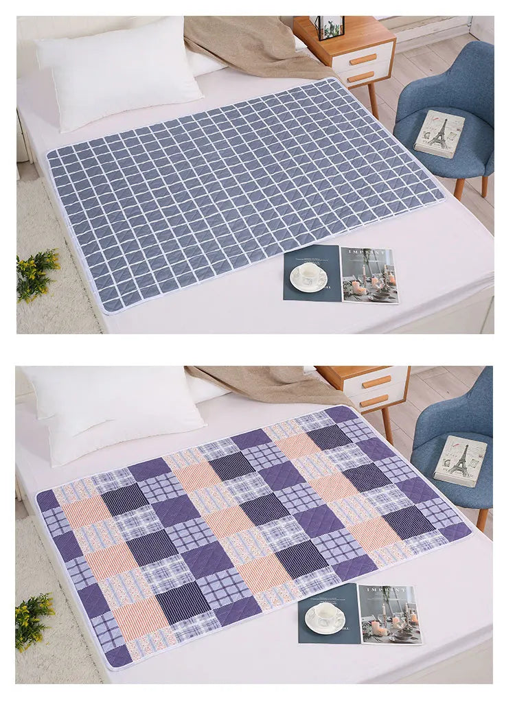 Matelas lavable imperméable, tapis d'urine pour bébés et tout-petits, protection de lit de dessin animé mignon, couches de literie, coussinets d'urine, tissu respirant